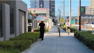 Walk to 100 yen Shop Seria @ Mikuni | Osaka Japan  100円ショップのセリア | 三国大阪