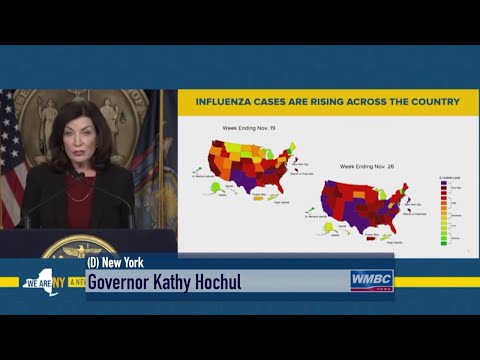 New York State Governor Kathy Hochul Warns Of New Triple–demic