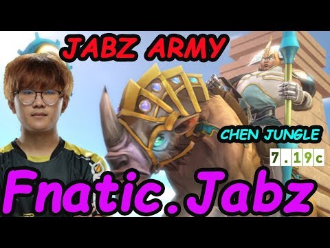 Fnatic Jabz - [Chen] Jungle Roam GO GO GO !! JABZ ARMY   | Dota 7.19c Rank