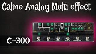 Video thumbnail for Caline  C-300 a Analog Multi effects by Silas Fernandes