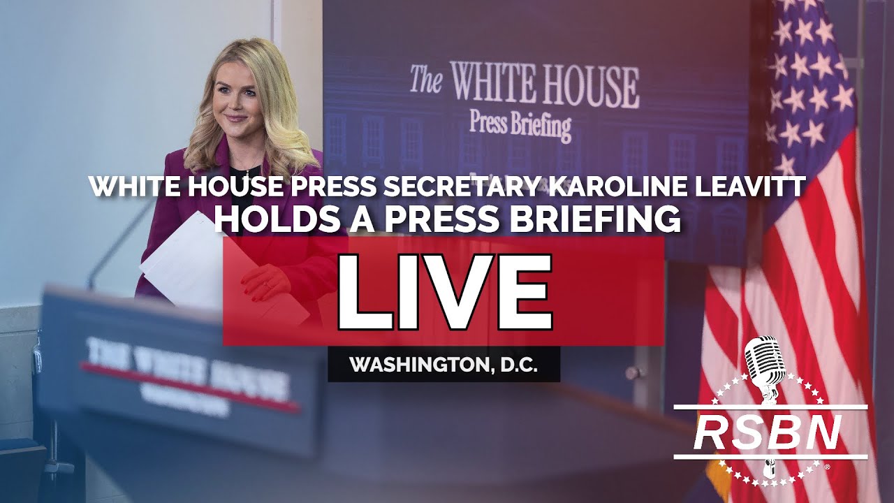LIVE: White House Press Secretary Karoline Leavitt Holds Press Briefing with James Brady - 12/11/25