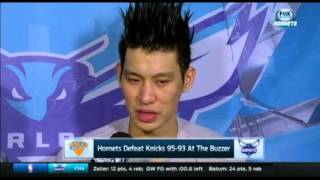 Jeremy Lin post game interview - Hornets vs Knicks | 11/11/15