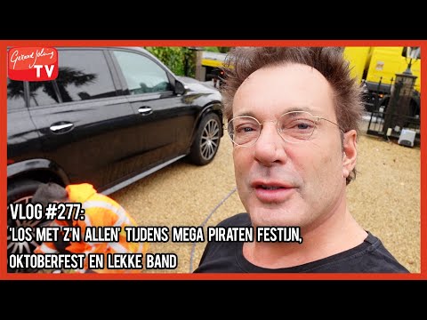 LOS MET Z'N ALLEN TIJDENS MEGA PIRATEN FESTIJN, OKTOBERFEST EN LEKKE BAND - GERARD JOLING #VLOG 277