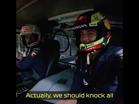 Verstappen, Perez, Gasly and Tsunoda race around Austria in trucks...