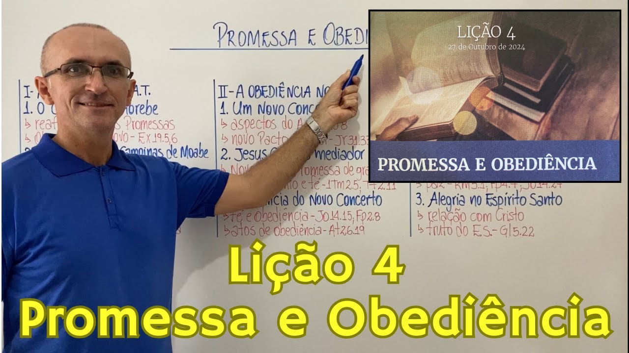 EBD Lição 4 Promessa e Obediência Resumo de Aula