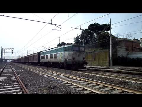 E655.287 sul MRV 57662 Maddaloni Marcianise - Venezia Marghera Scalo, in transito a Pomezia