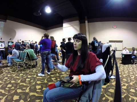 Michelle McCleester at the 2014 Louisville Arcade Expo