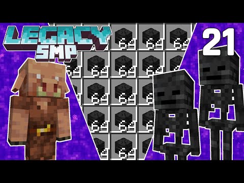 Overpowered Wither Skeleton Skull Farm - Legacy SMP #21 (Multiplayer Let's Play) | Minecraft 1.16