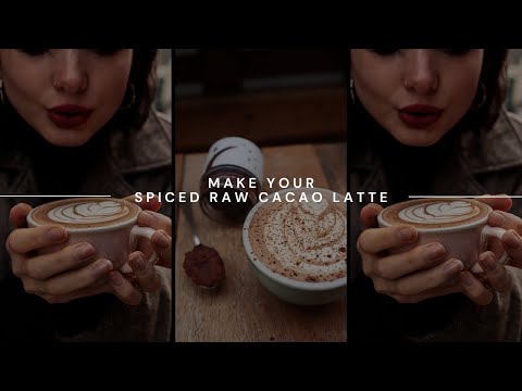 La Main Noire Tuto - How to make a Spiced Raw Cacao Latte at home