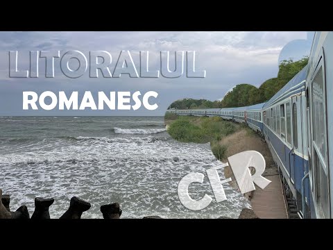 CONSTANTA- MANGALIA  CU TRENUL CFR CĂLĂTORIM PE LITORALUL ROMANESC