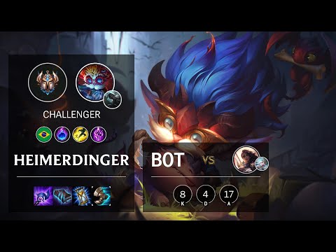 Heimerdinger Bot vs Samira - BR Challenger Patch 10.20