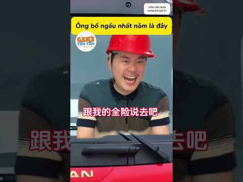 Ông bố ngầu nhất năm là đây  #haihuoc  #funny