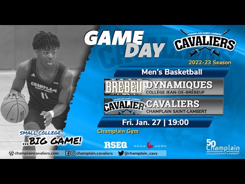 RSEQ D1 Basketball Masculin 🏀 Brébeuf @ Ch.-St-Lambert [2023-01-27]