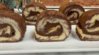 Chocolate Swiss Roll Cake Recipe | Easy and Delicious Homemade Dessert
