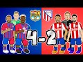 🔵Barcelona 4-2 Atletico Madrid🔴 (Goals Highlights Alves, Alba, Gavi, Araujo 2022)
