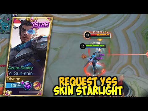 BANG PAKE YSS SKIN STARLIGHT DONG! REQUEST DARI KALIAN YG DITUNGGU TUNGGU! | TOP GLOBAL YSS - MLBB