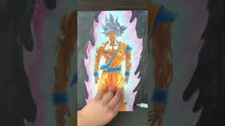 Drawing Goku ultra instinct (manga) / 漫画版孫悟空身勝手の極意描いてみた