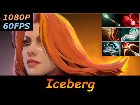 Dota 2 Iceberg Lina Pro Top MMR 23/4/10 Ranked Full Gameplay