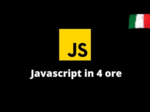 Impara Javascript | Corso completo di programmazione per principianti