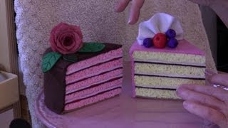 Felt cake tutorial with Lisa Pay  - includes FREE pattern