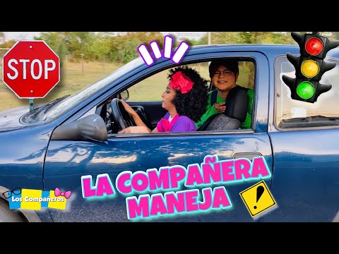 Meme and his partner take the car and get into trouble / We don't know how to drive