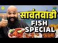 I Tried Best Sea Food In Sawantwadi Non Veg Kombdi Wade Fish Thali Bha2Pa