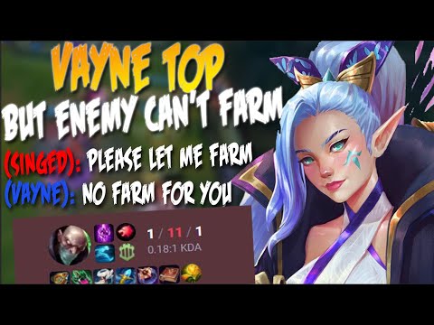 RANK 1 VAYNE WORLD MAKES ENTIRE ENEMY TEAM RAGE QUIT - League of Legends