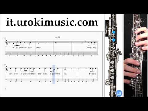 Corso di Oboe Taylor Swift & Zayn - I Don't Wanna Live Forever Tablature Tab Parte#2 um-276