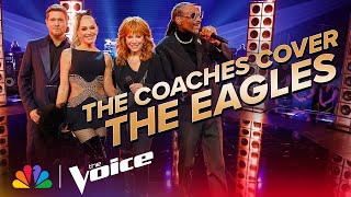 Coaches Bublé, Gwen, Reba and Snoop Perform the Eagles&#39; &quot;Heartache Tonight&quot; | The Voice | NBC