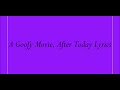 A Goofy Movie After Today Lyrics