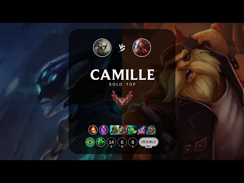 Camille Top vs Gragas - BR Grandmaster Patch 13.6