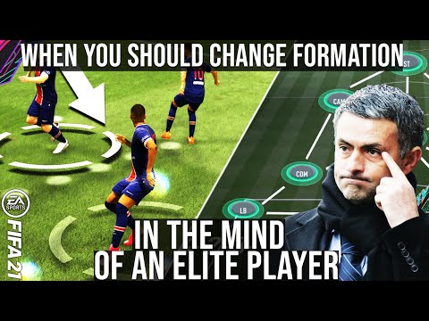 When Do You Change Formation If The Game Is Not In Your Favour - Mind of An Elite Player - FIFA 21