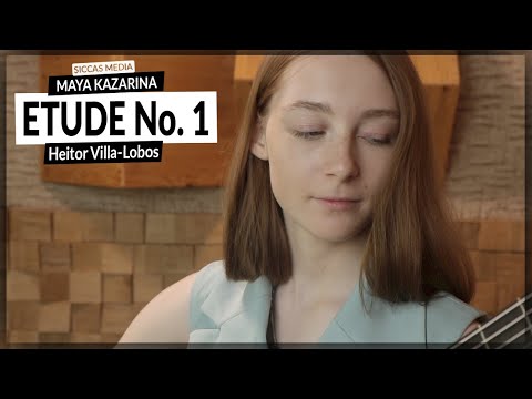 Maya Kazarina plays Etude No. 1 by Heitor Villa-Lobos | Siccas Media