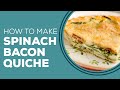 Spinach Bacon Quiche - Blast from the Past