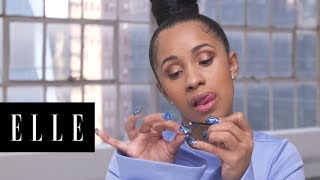 Watch Cardi B&#39;s 90 Second Makeup Routine | ELLE
