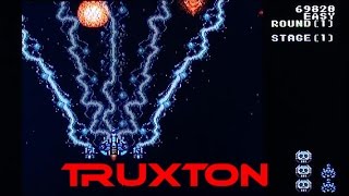Truxton on Mega Drive. Played badly with commentary.