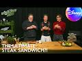 Jamie Oliver Cooks Steak Sandwiches With Pedro Pascal Jon Favreau The Mandalorian And Grogu