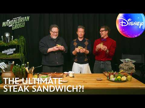 Pedro Pascal, Jon Favreau & Grogu Cook with Jamie Oliver