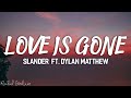 SLANDER - Love Is Gone ft. Dylan Matthew (Acoustic) - Lyrics SLANDER - Love Is Gone ft. Dylan Matthew (Acoustic) - Lyrics