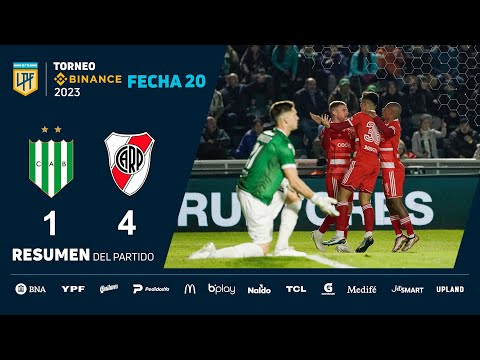 #TorneoBinance 2023 | Fecha 20 | resumen de Banfield - River
