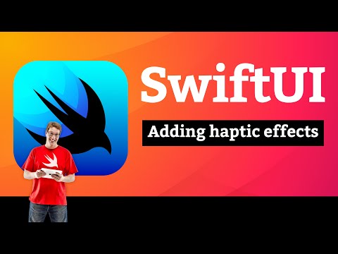 Adding haptic effects – Cupcake Corner SwiftUI Tutorial 5/9 thumbnail