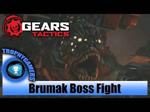 Gears Tactics - Brumak Boss Fight - First Boss