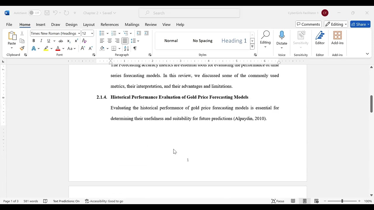 Research Writing - Chapter Two