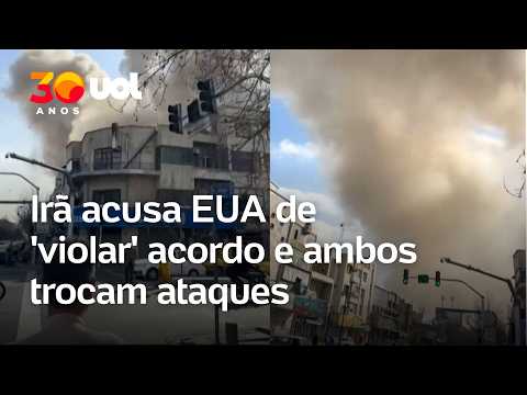 Irã acusa EUA de ‘violar’ acordo de paz e ambos trocam ataques