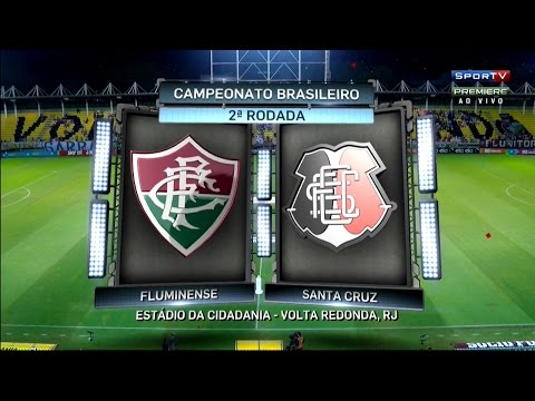 Gols, Fluminense 2 x 2 Santa Cruz - Brasileirão 21/05/2016 [HD]