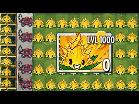 Plants vs Zombies 2 :   Bombard-mint MAX LEVEL 1000 Pow-up  vs Gargantuar Fight!