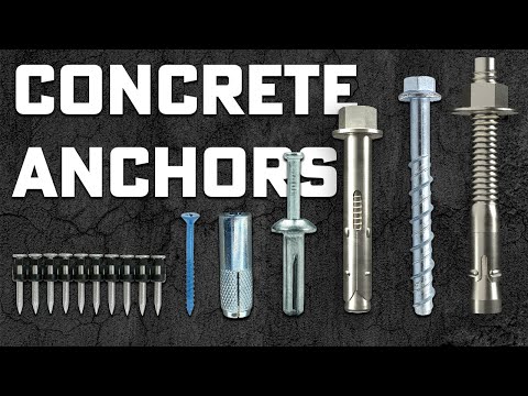 Selecting The Right Concrete Anchor | Tapcon, UltraCon , Sleeve, Wedge & Drop-In & More