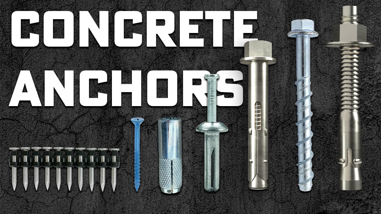 Selecting The Right Concrete Anchor | Tapcon, UltraCon , Sleeve, Wedge & Drop-In & More