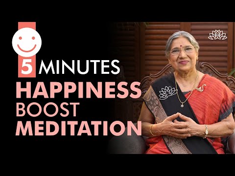 5 Minute Guided Meditation on Happiness | Boost Your Happiness Level | Nispand