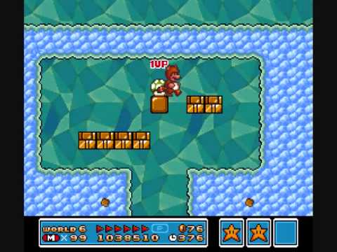 Super Mario Bros. 3 (SNES) 100% runthrough - World 6